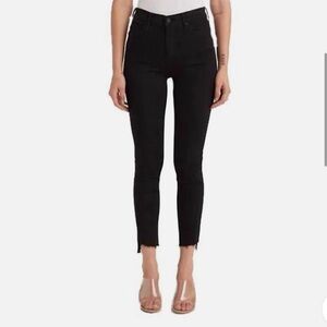 MOTHER The Stunner Double Zip Ankle Step Fray Size 26 “Not Guilty”